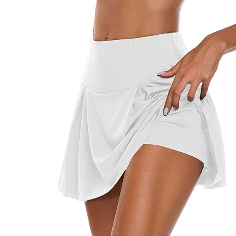 in 2 1 Tennis Skirt Women Breathable Yoga Female Fake Two-piece Sports Golf Shorts Casual Gym Exercise Bottoms Skirts s