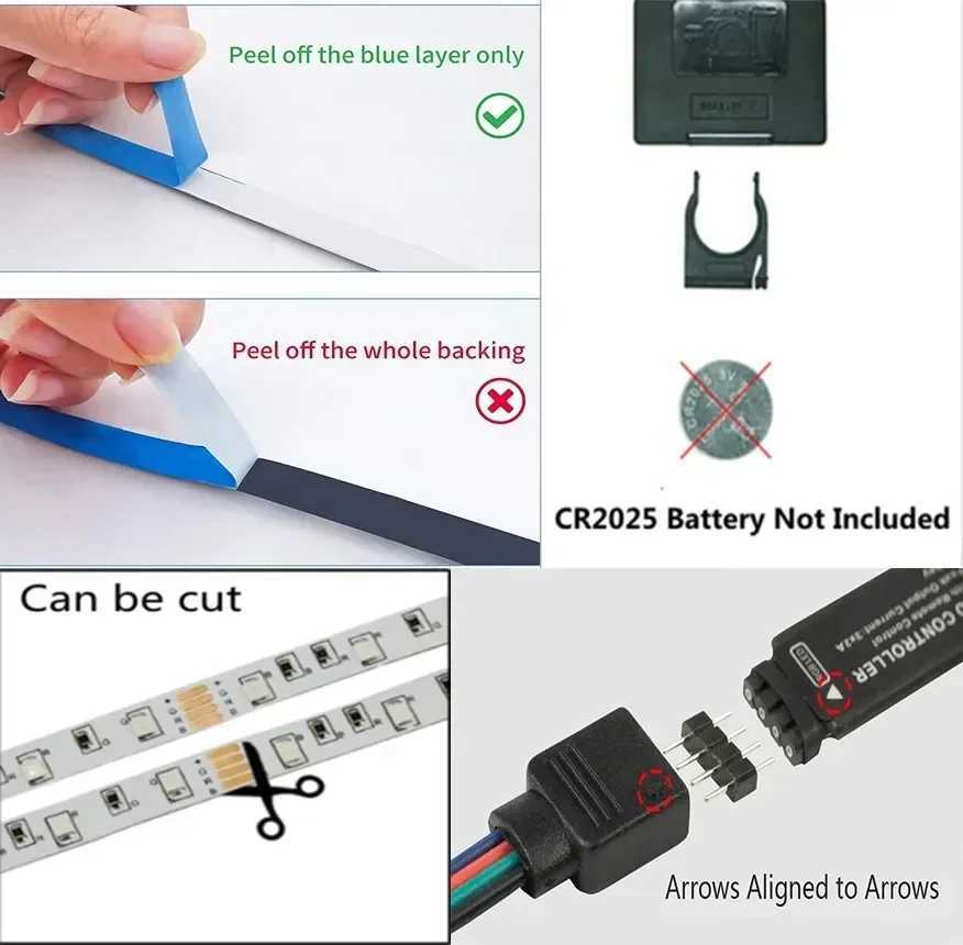 5050 5V Usb Rgb Led Strip Light 5M 10M Ice String Led Tape Band Wifi Bluetooth Led Chain Lighting For Children Room wall Kitchen CL240815