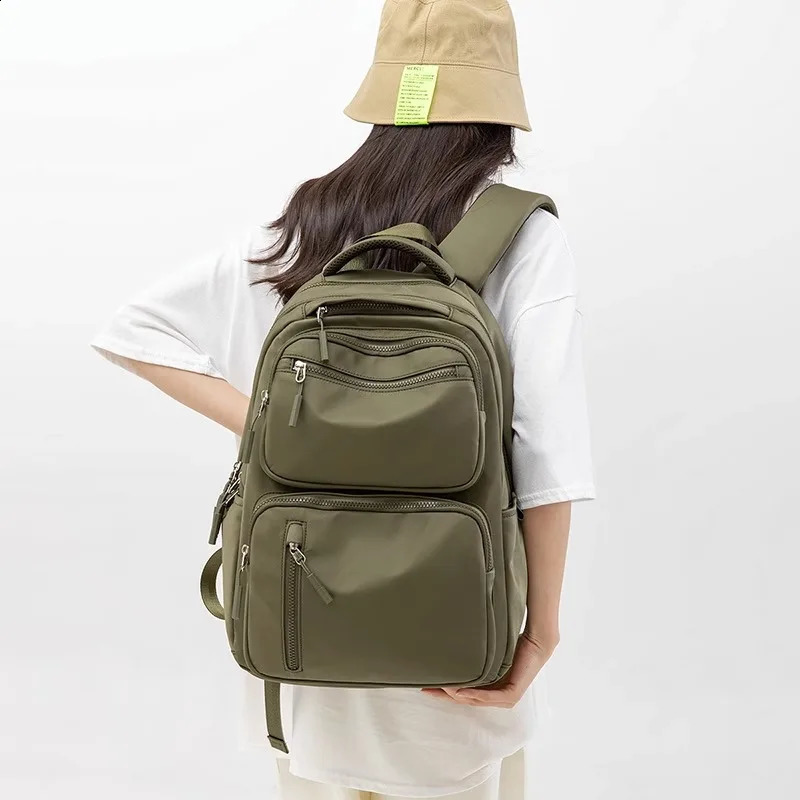 Waterproof School Backpack Female Fashion Laptop Bag for Women 15 Inch Airplane Travel Backpack Men Mochila Large Capacity 240813