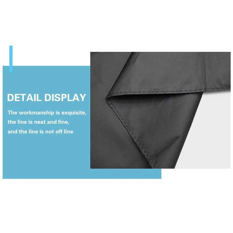 Barber Salon Cape Professional Stylist Cloth Black Hairdressing Apron Waterproof Hair Shawl Hairdressing Accessories W240814