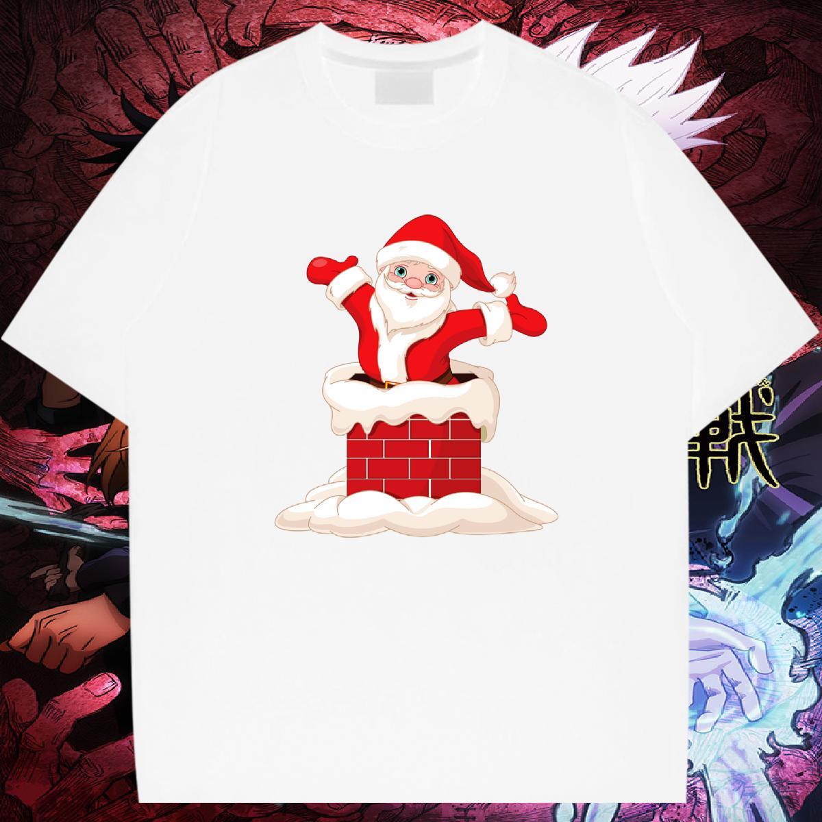 Unisex T Shirts Men O Neck Short Sleeves Street Anime 100% Cotton 230g Men Tops Tees Classic Tee Shirt