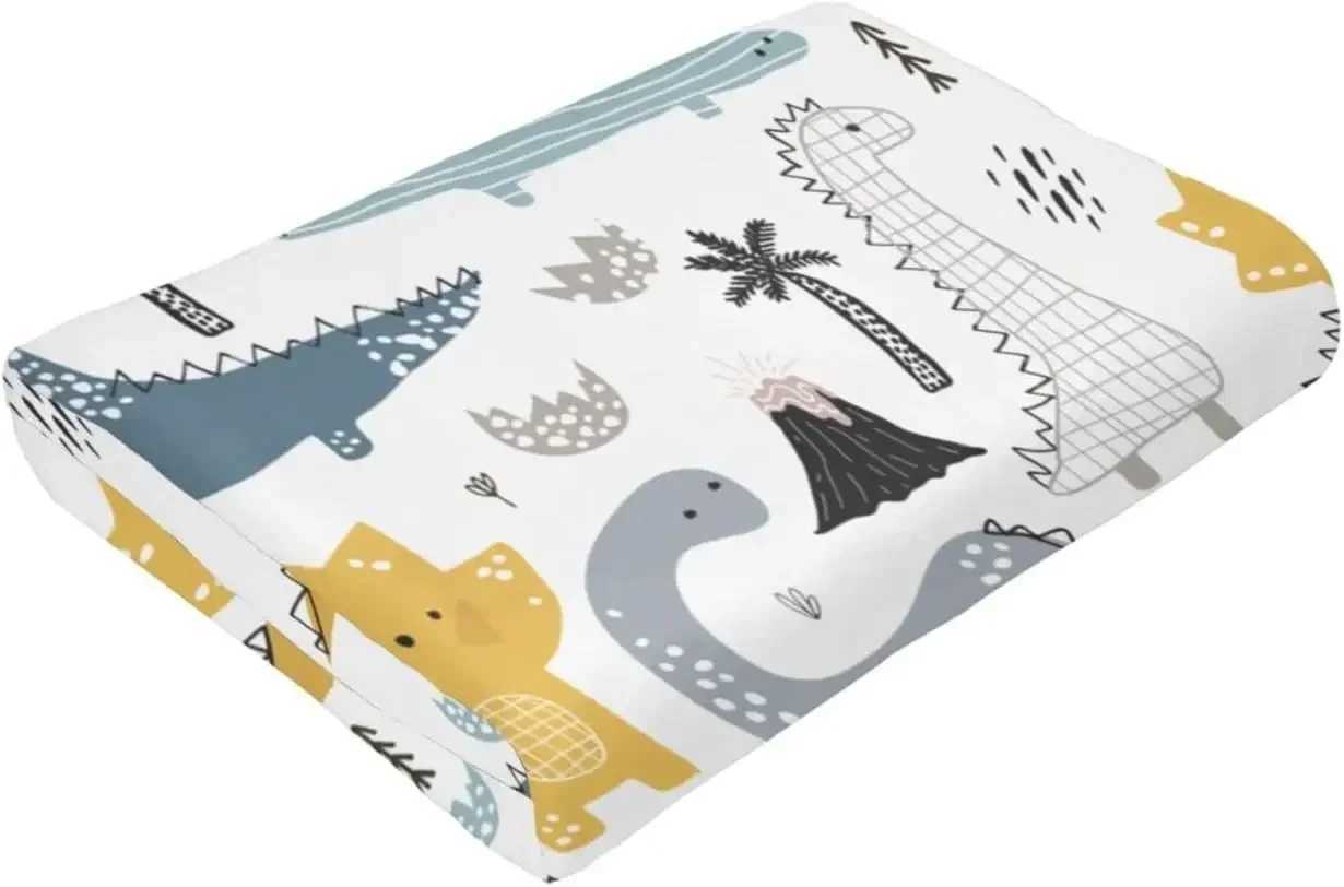 3d Print Dinosaur Throw Blanket Plush Flannel Bed Couch Office Home Kids Women Men Soft Warm Lightweight for Children Covering Y240815