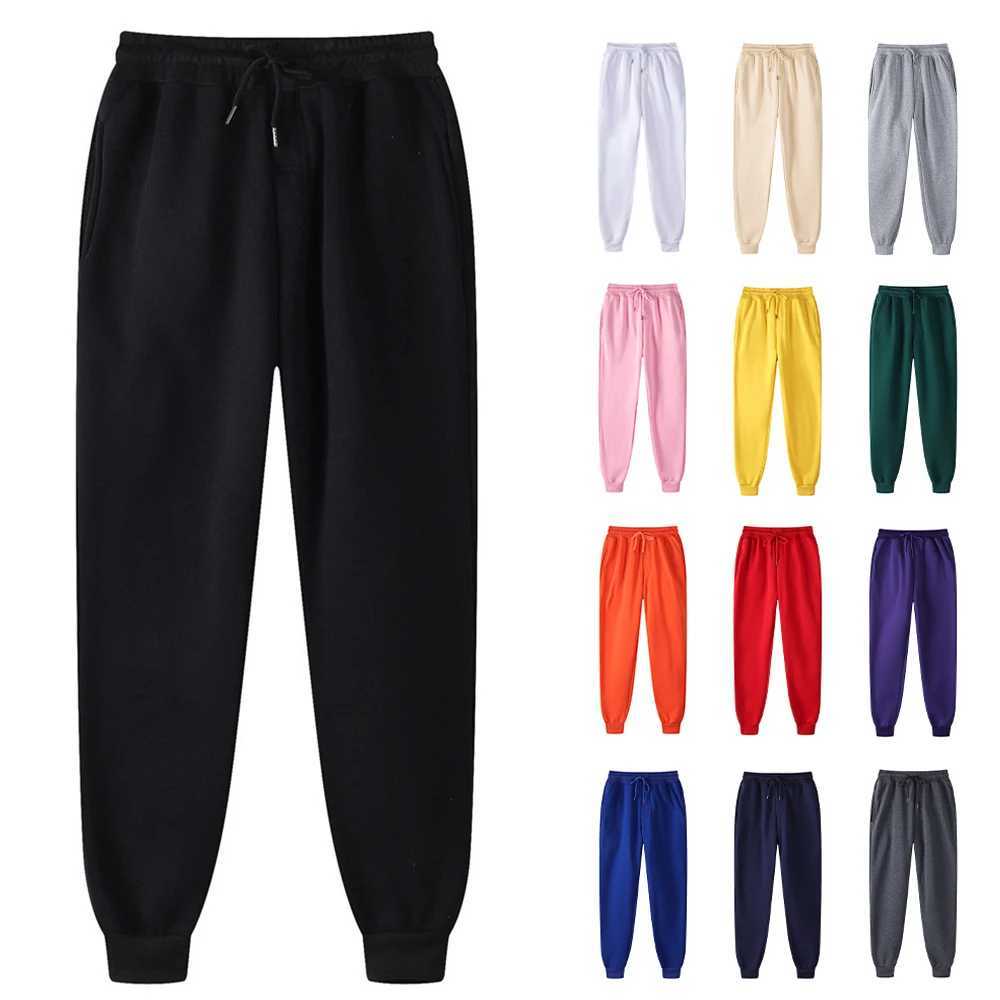 Black wool sports pants unisex fashion track pants mens jogging backpack mens jogging Pantalons Pour HommesW240725