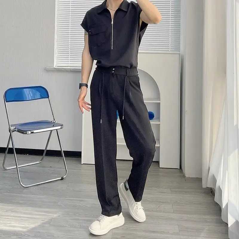 Mens Trouser Office Wide Business Custom Straight Mens Casual Pants with Size Aesthetics Hot Low Price Fashion Formal DressW240725
