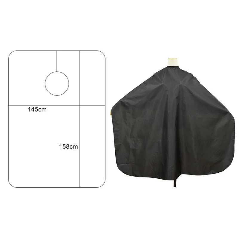 Barber Salon Cape Professional Stylist Cloth Black Hairdressing Apron Waterproof Hair Shawl Hairdressing Accessories W240814