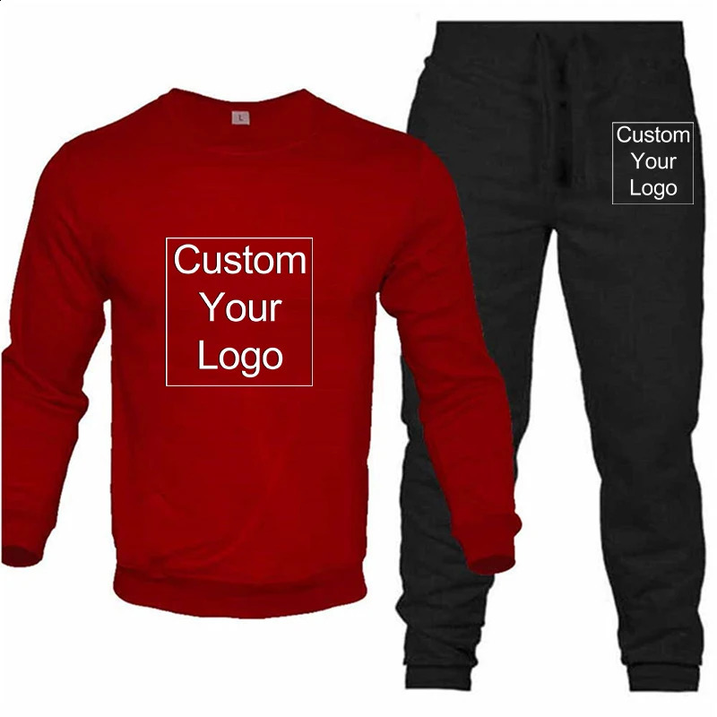 Customized mens pants set mens clothing mens clothing mens fashion hoodie and pants set sportswear pants 240814
