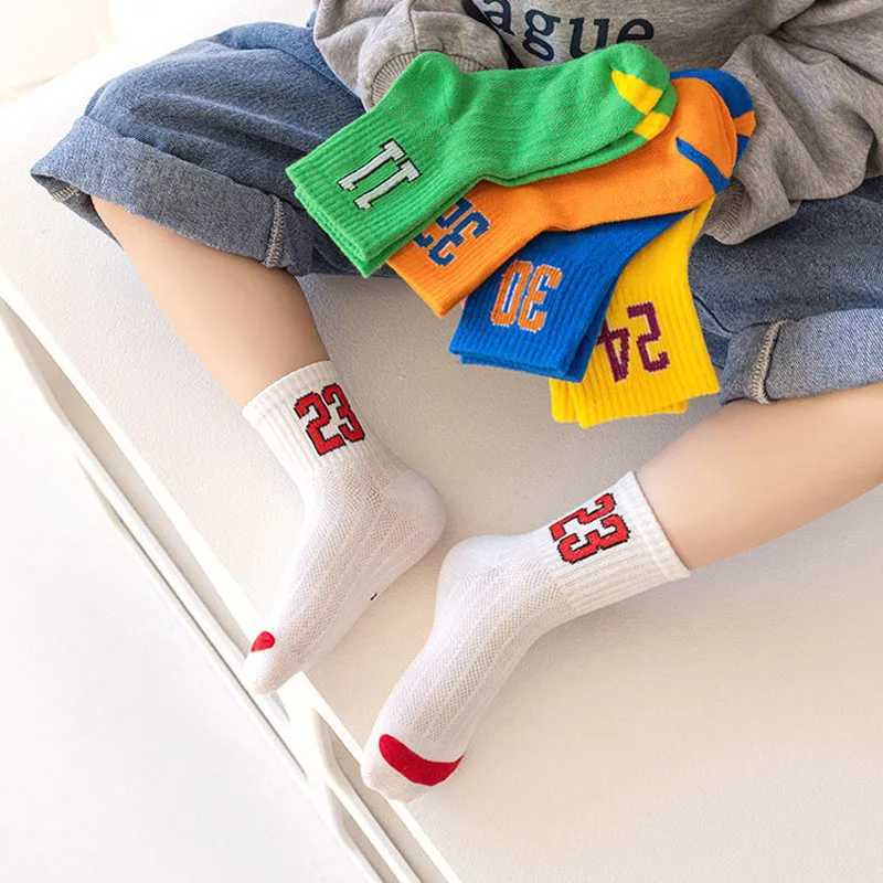 5 pairs of boys socks/spring and summer cotton childrens sports socks W240814