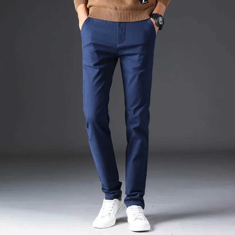 Mens luxury clothing casual pants mens cotton ultra-thin striped Chinos Fashion Trouser mens fashion brand basic mens pants 2023W240725