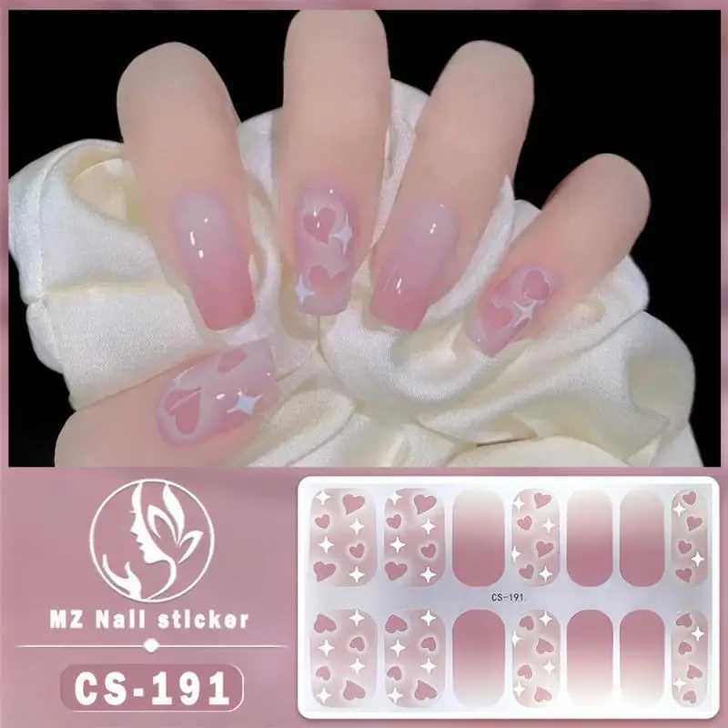 Comfortable To Wear Sticker Simple And Fashionable Bake Free Gel Long-lasting Wear Festival Design Gel Nail Polish Nail StickersXJ240814