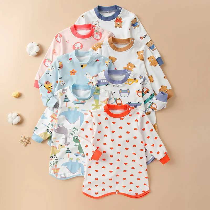 Spring Autumn Newborn Baby Sleep Sack Long Sleeve Homewear Cartoon Car Print Boy Girl Infant Toddler Sleep Bag Pajamas Robes Y240814