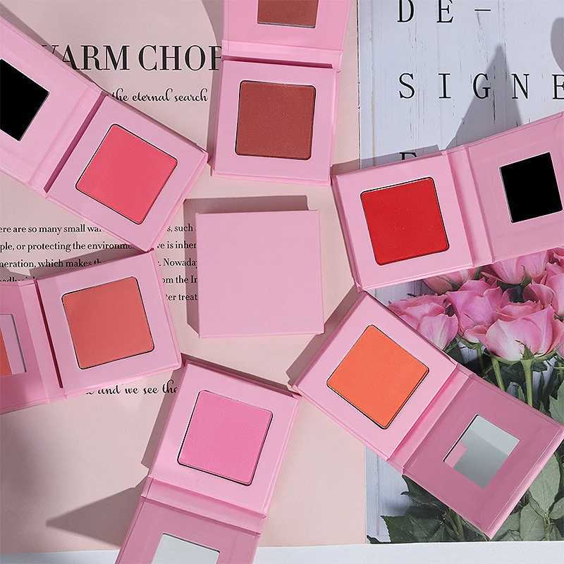 Bivanfe Natural Matte Face Blusher Nourishing Facial Cheek Contour Peach Blush Palette Women Powder Makeup Cosmetics Y240815