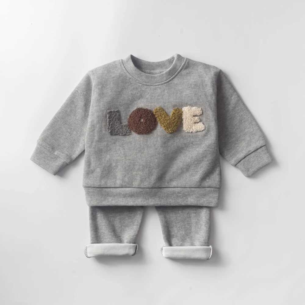 Clothing Sets Baby Clothes Sets Infant Spring Autumn Kids Outfits Baby Hoodie Sweatshirt Suit Children Cotton Tops + Pants Baby Clothing Set
