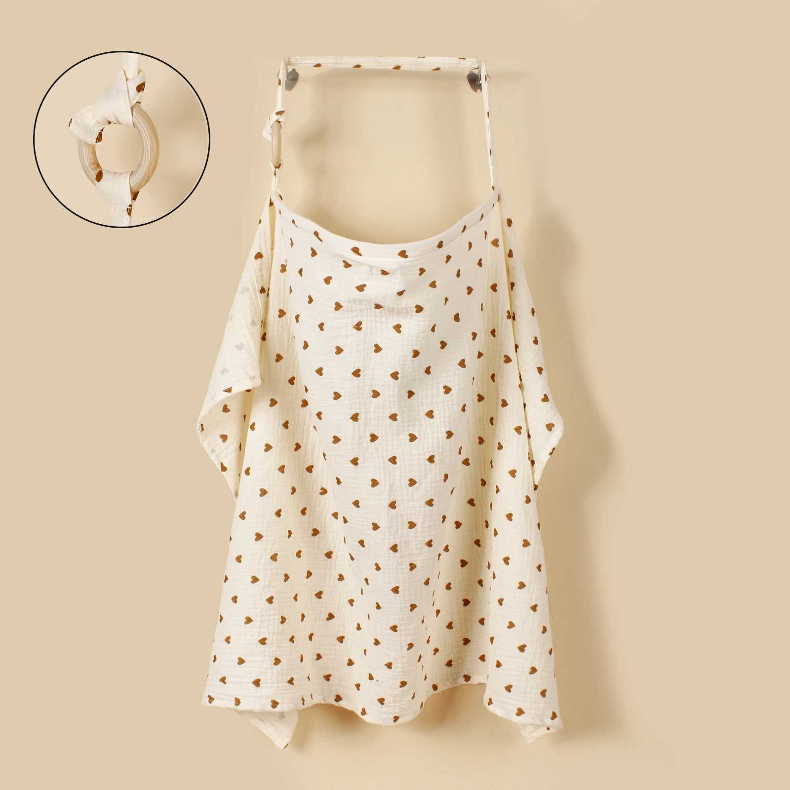 Baby Nursing Cover Mother Outing Breastfeeding Cover Cotton Feeding Nursing Shawel Adjustable Privacy Apron Stroll Blankets Y240815