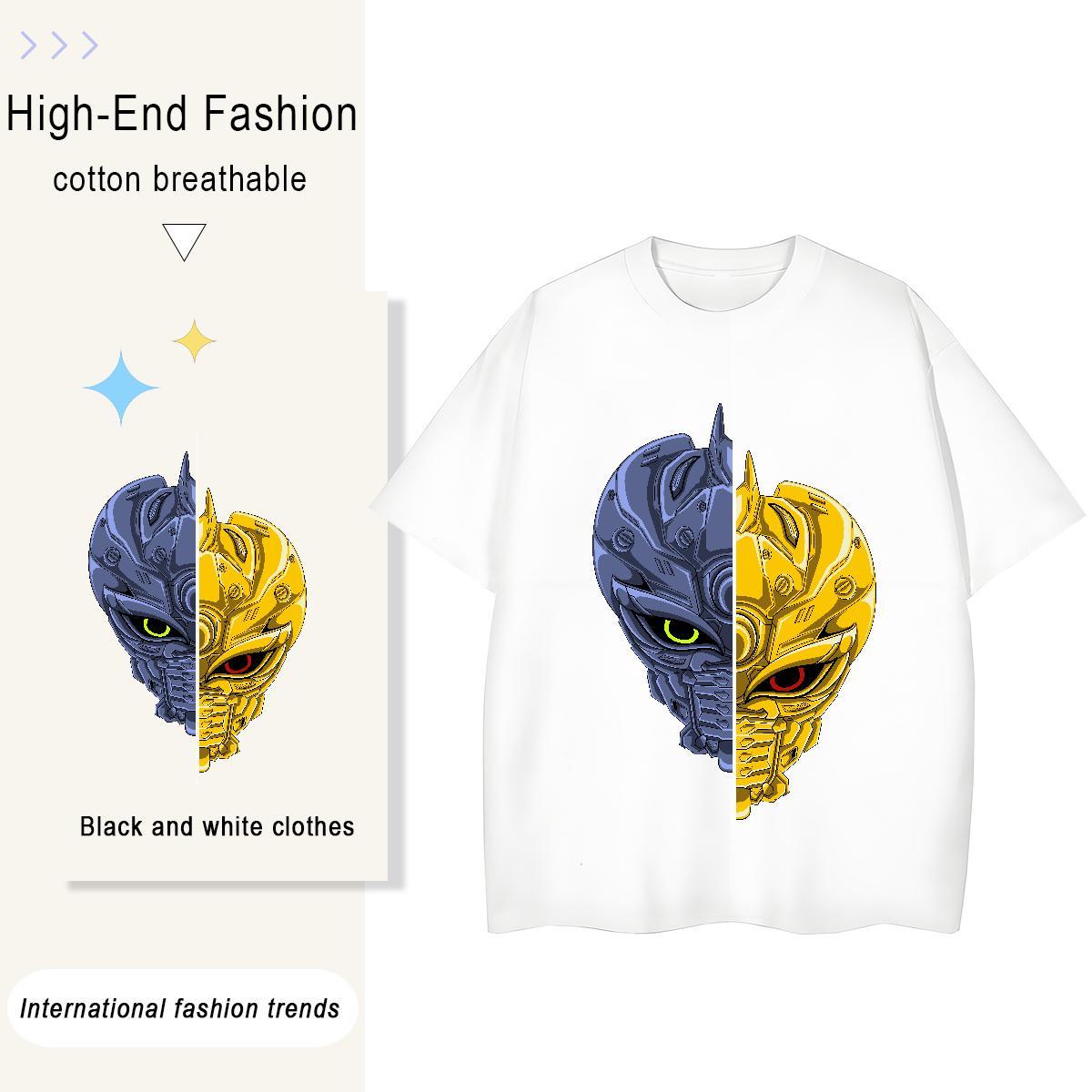 Comfortable Men Clothes T-Shirt Street wear Hip Hop 230g Cotton Customized Print Breathable ET T-Shirts for Men 2024 Designer Tshirts