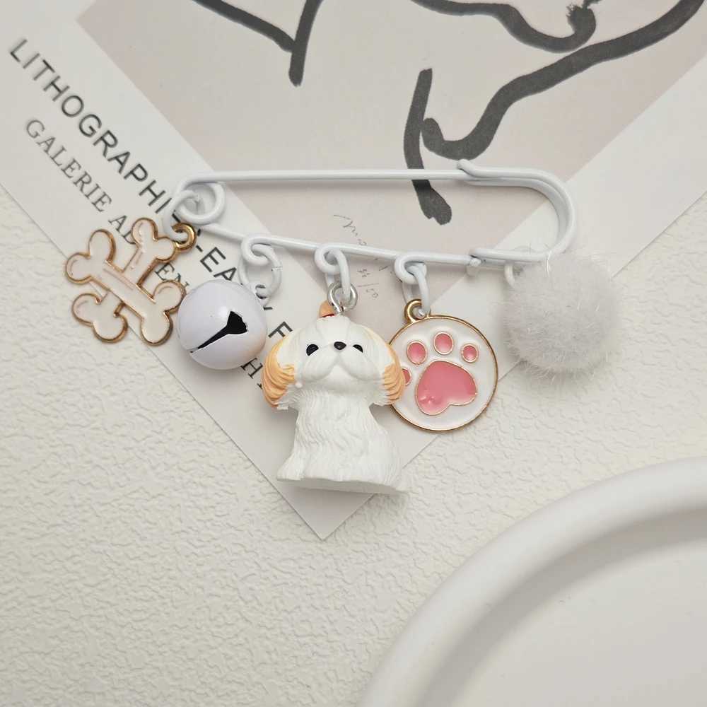 3D Resin Jack Russell Terrier Dog Brooch Dobbin Brooch Teddy Club W240815