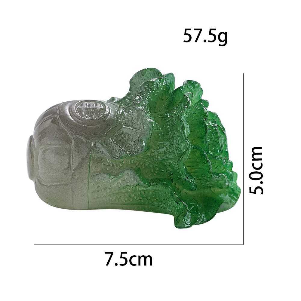 Color Changeable Tea Pet Resin Cabbage Kung Fu Zisha Chinese Lucky Figurine Table Teaware Home Decor Accessories Tea Lover GiftXJ240814
