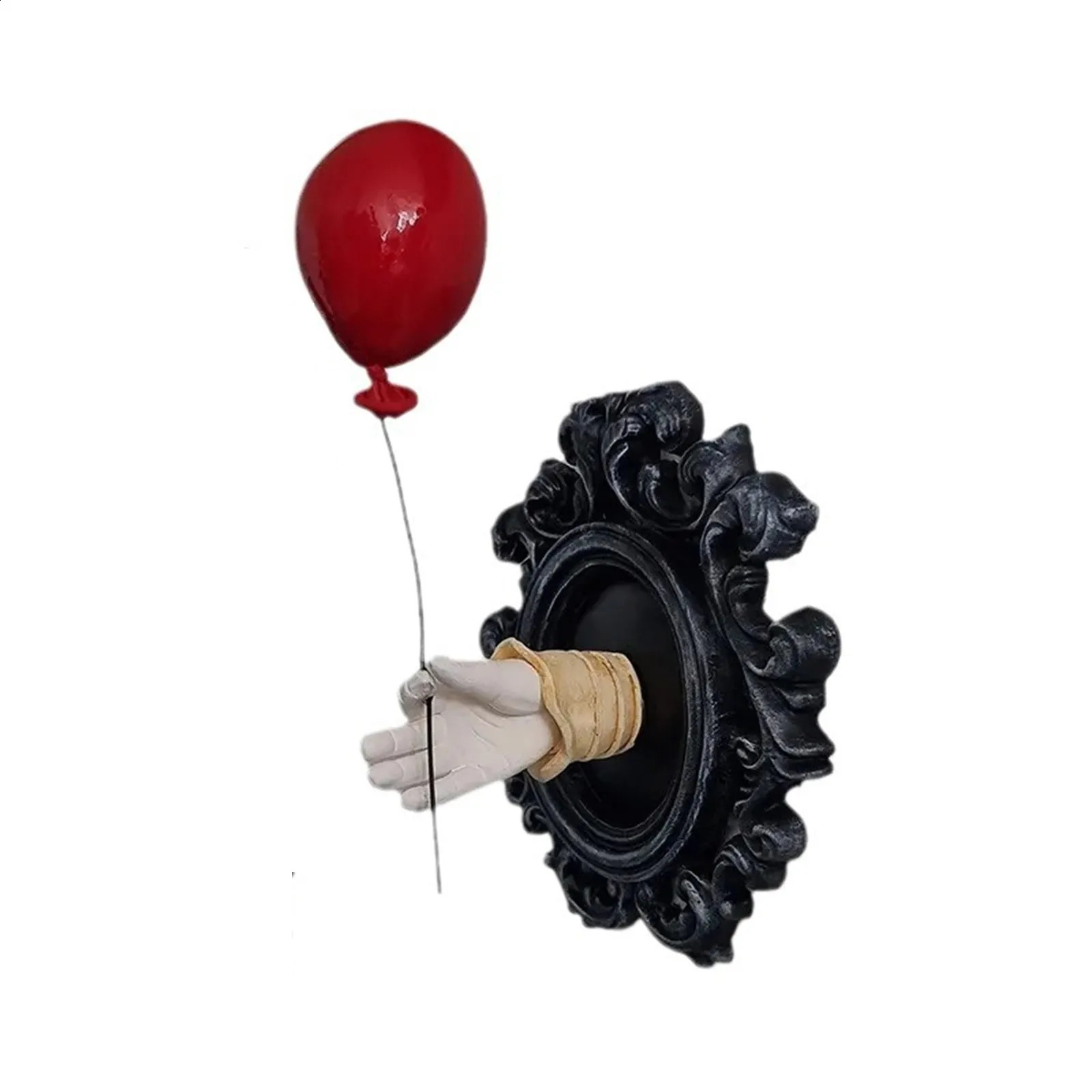Halloween Gothic Witch Hand Statue Home Wall Keys Jewelry Hanger Resin Sculpture Halloween Party Decoration Horror Props DIY Art 240813