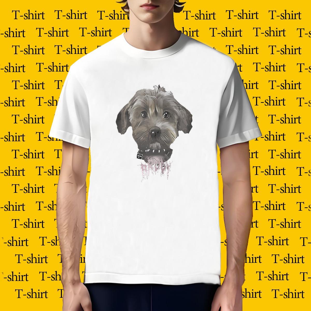 Cool T Shirt For Man dog Crew Neck Street Black Oversized 100% Cotton 230g Men Tops Tees Wholesale Polos