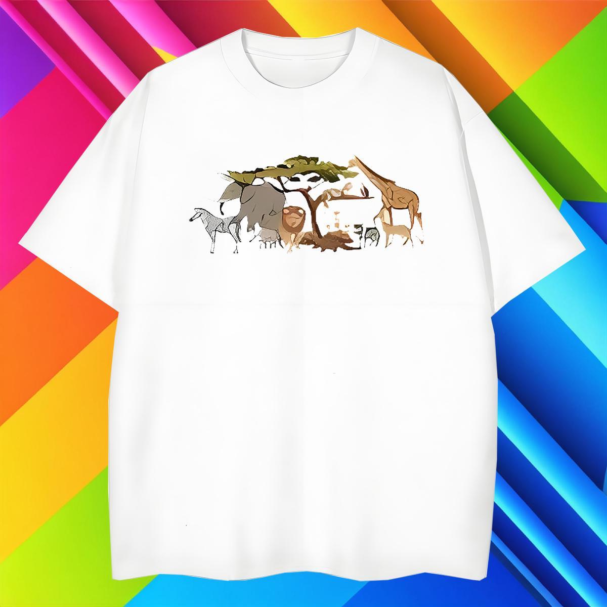 High Quality T Shirts Men horse Crew Neck Street Wear DIY Anime 100% Cotton 230g Tshirts Fashion Design Tee Shirt