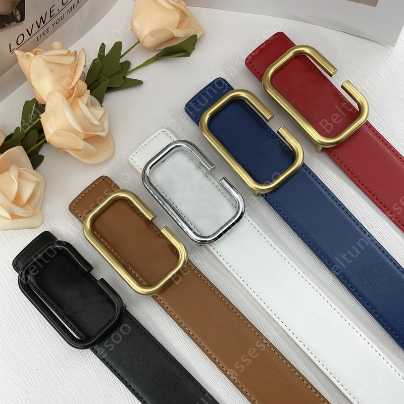 Womens Mens Designer Belt Big Buckle Luxury Cowhide Belt Recommend Cintura Woman Waist Belt Classic Fashion Brand Waistband