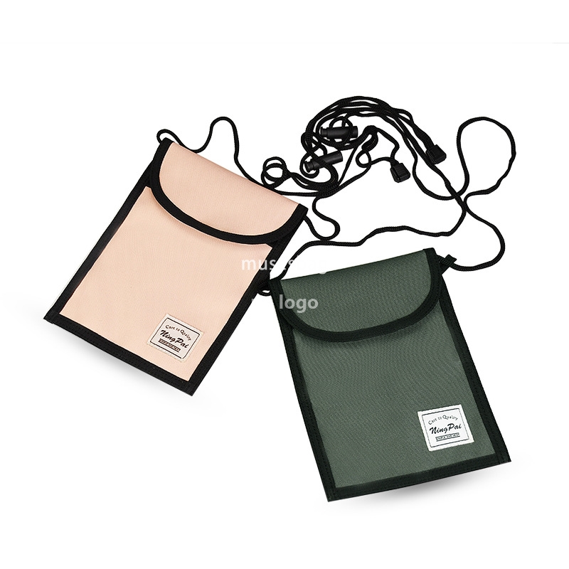 Simple trend mobile phone bag Crossbody document storage bag single-shoulder multi-function purse casual all-match small square bag