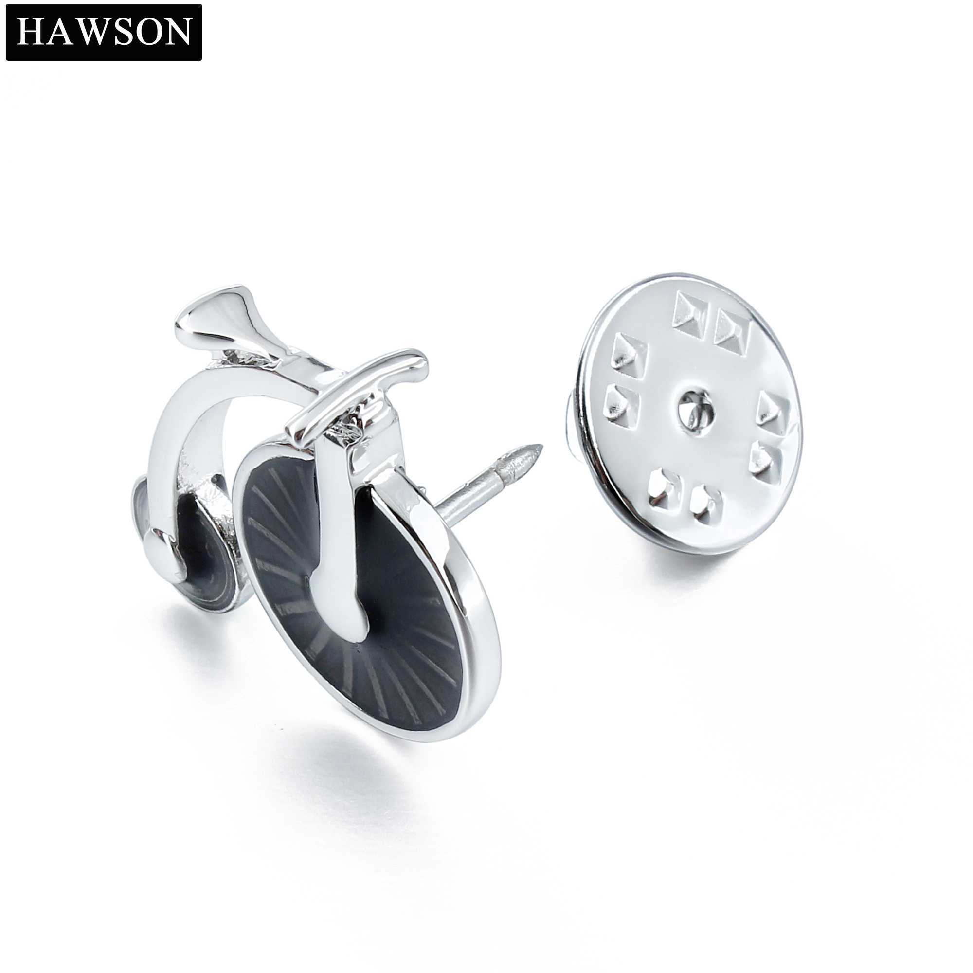 Hawson Novelty enamel pins are used for backpack clothing decoration gifts fun lapel pins for boys and girls and metal button pins W240815