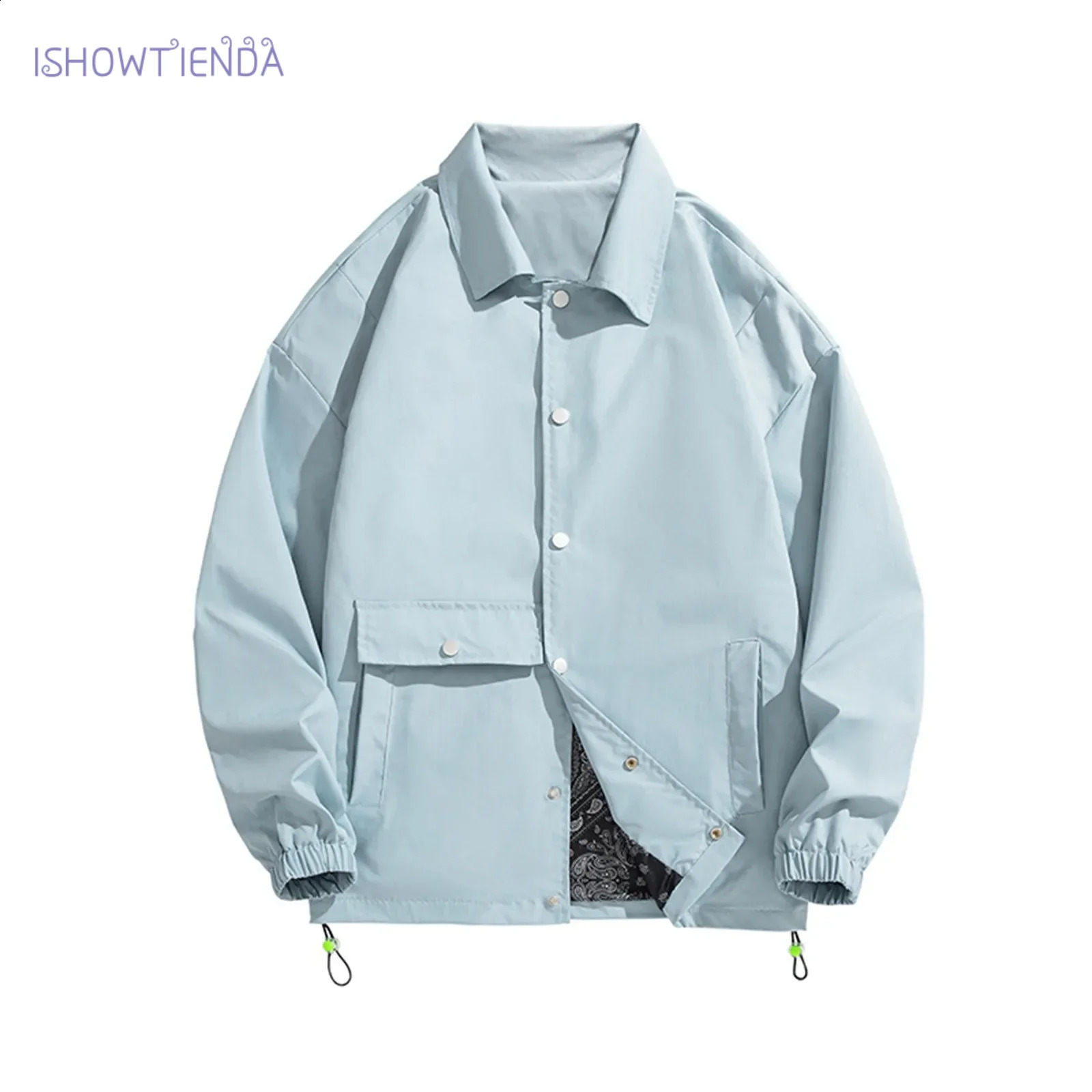 Jacket Men Windbreaker Hooded Zip-Up Coat Autumn Clothes Y2k Vintage Streetwear Outwear Korean Fashion Harajuku Cropped Jackets 240809