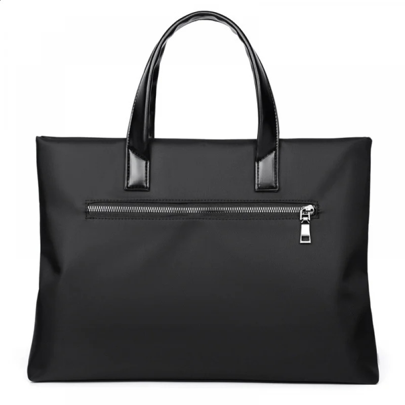 Customized Mens Briefcase Portable File Package Large Capacity Business Mens Bag Computer Bag Briefcase 240813