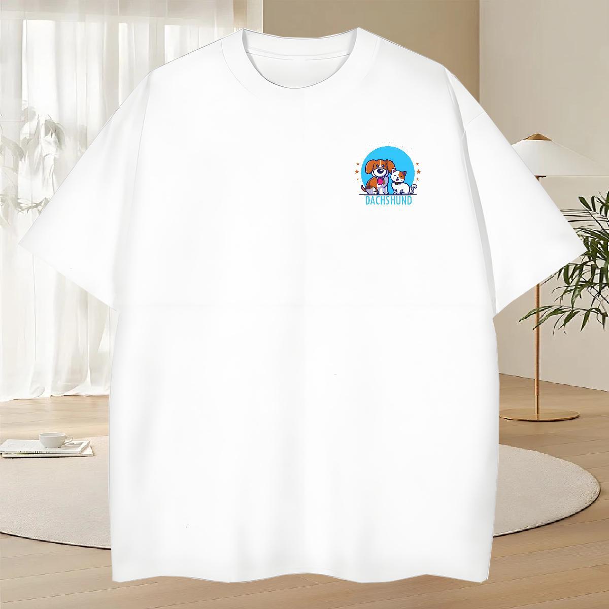 Unisex Tshirt for Man Woman Anime Printing Street 100% Cotton 230g Custom Print Oversized Pure Cotton Mens T Shirts Fashion New Tees
