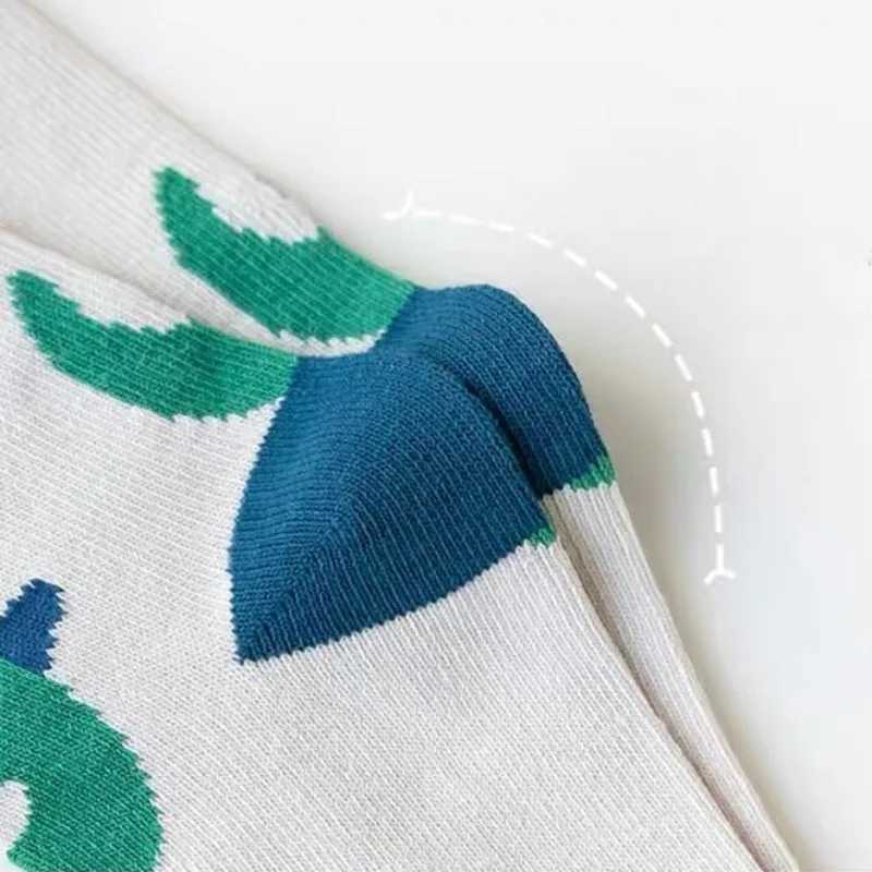 5 pairs of autumn and winter new childrens socks with high-altitude dinosaur cartoon design for boys and girls baby cartoon socks wholesale W240814