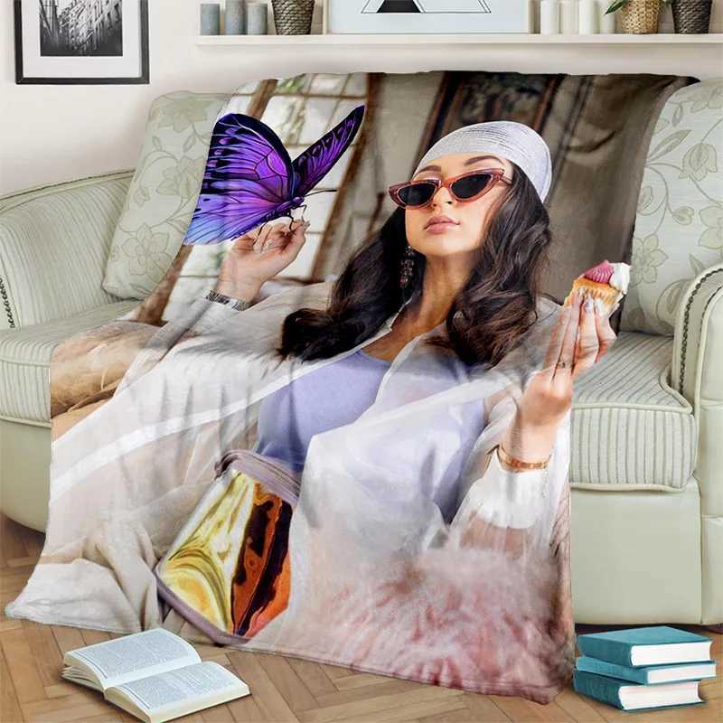 Beauty Plaid Eva Queen 3D Printing BlanketSoft Throw Blanket for Home Bedroom Bed Sofa Picnic Travel Office Cover Blanket Kids Y240815