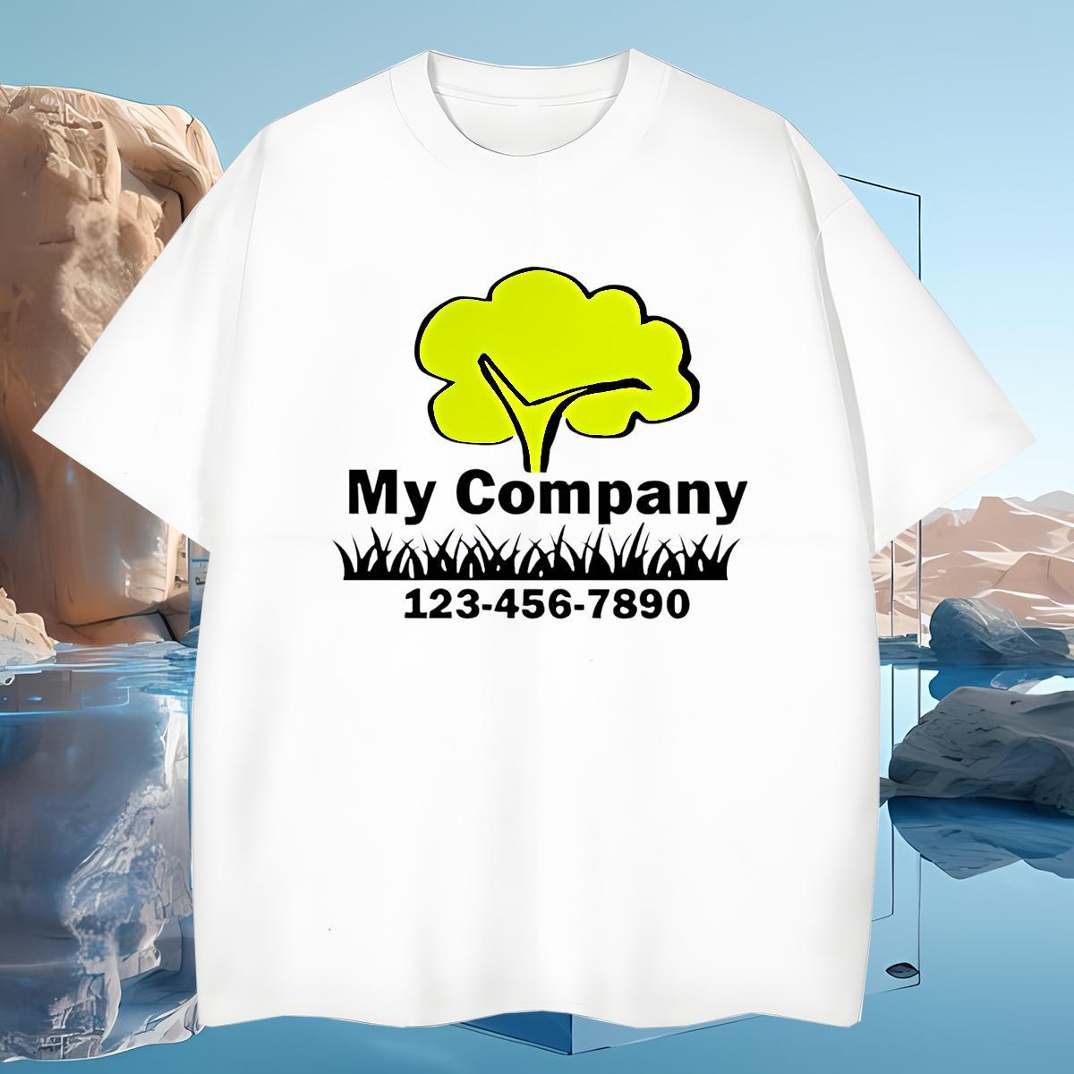 Classic tree Men T Shirts Outdoor Men Tees 230g 100% Cotton Fashion Breathable Short Sleeve Customized Print Tshirts