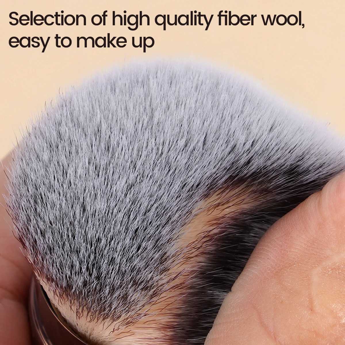 MAANGE 1 retractable powder blusher brush Kabuki basic brush Soft fluffy powder contour makeup brush Portable makeup tool W240814