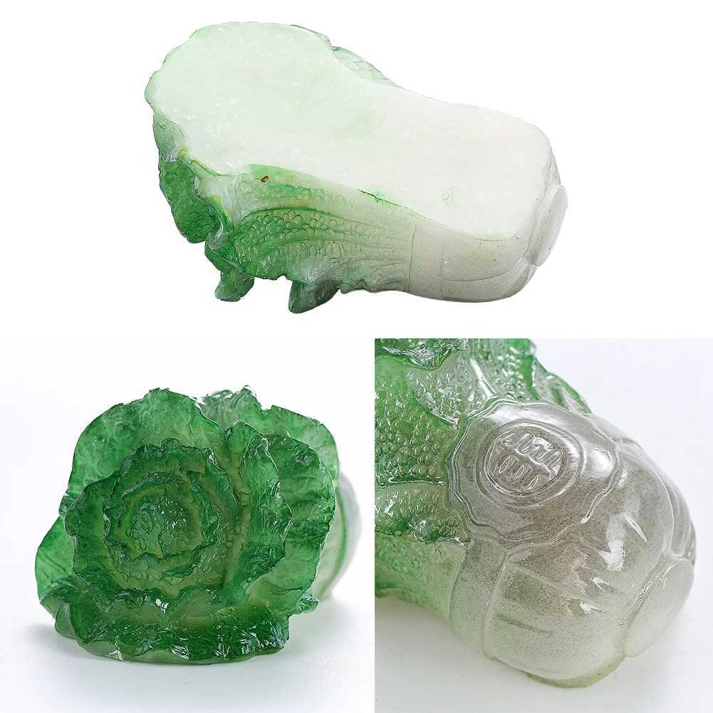 Color Changeable Tea Pet Resin Cabbage Kung Fu Zisha Chinese Lucky Figurine Table Teaware Home Decor Accessories Tea Lover GiftXJ240814