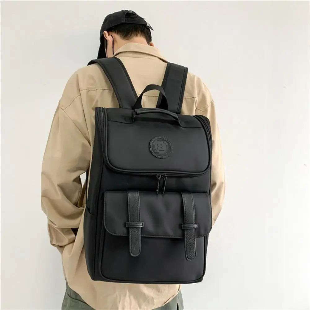 Trendy Multifunctional Backpack 17 Inch Large Capacity Travel Bag School Student Backpack Waterproof Computer Bag Men Women 240813