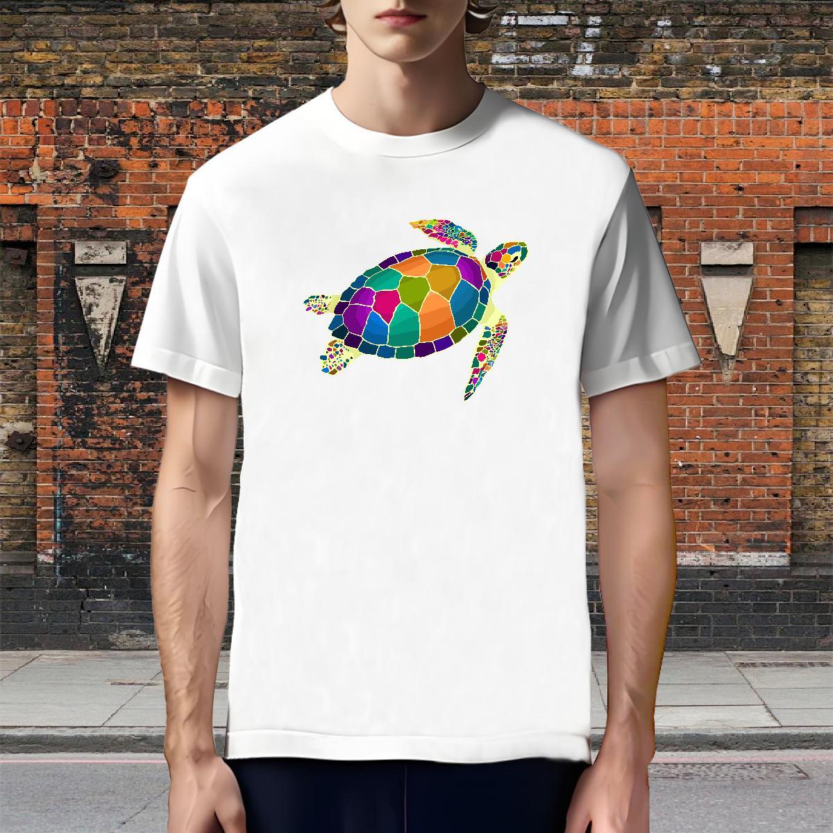 Brand Men T Shirts tortoise Pure Cotton Street Graphic 230g Cotton Tshirts Designer Fashion Clothings