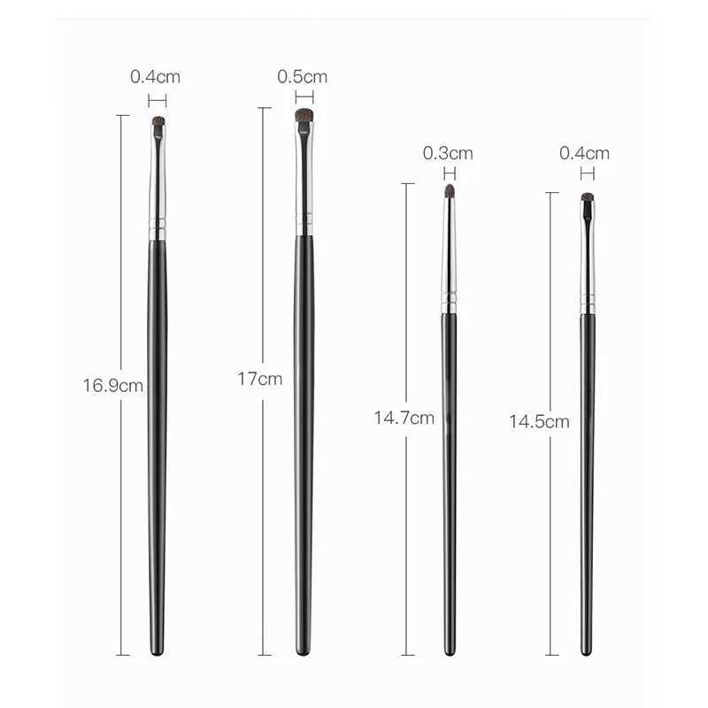 1 piece of detail mini eye shadow makeup brush pony hair precision eye shadow makeup brush cone stain makeup tool W240814