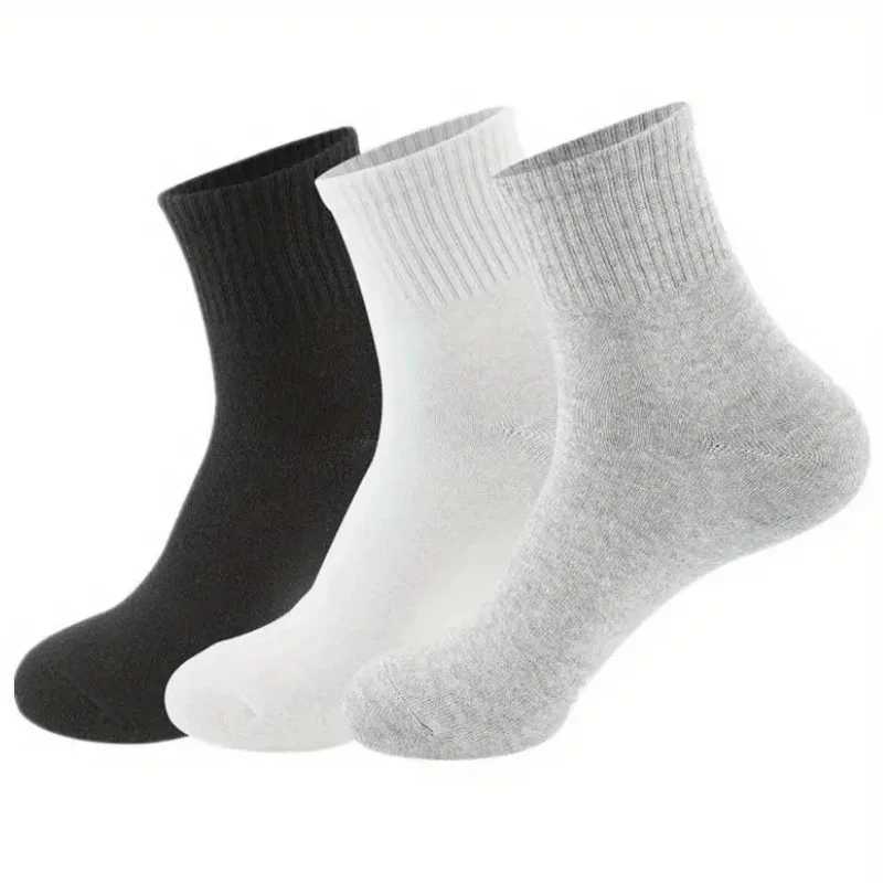 5 pairs of children boys and girls return to school with solid color black and white uniforms crew socks childrens JK Harajuku preparatory style W2408
