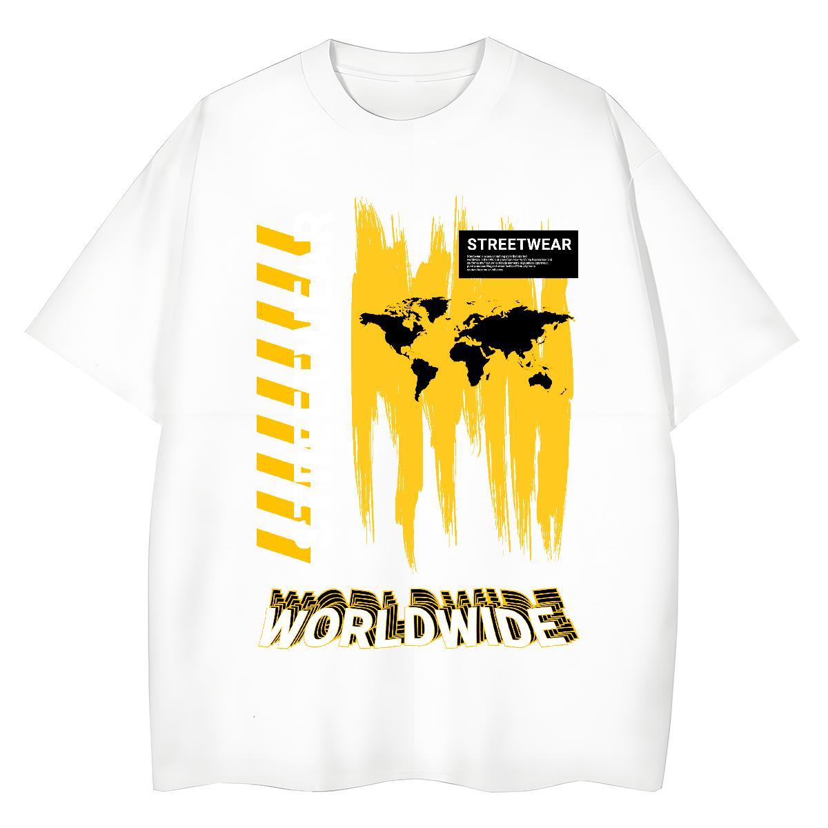 Free Shipping Mens Tshirts Outdoor 100% Cotton 230g Floral Print O Neck Short Sleeves letter T-Shirts 2024 Summer Wear