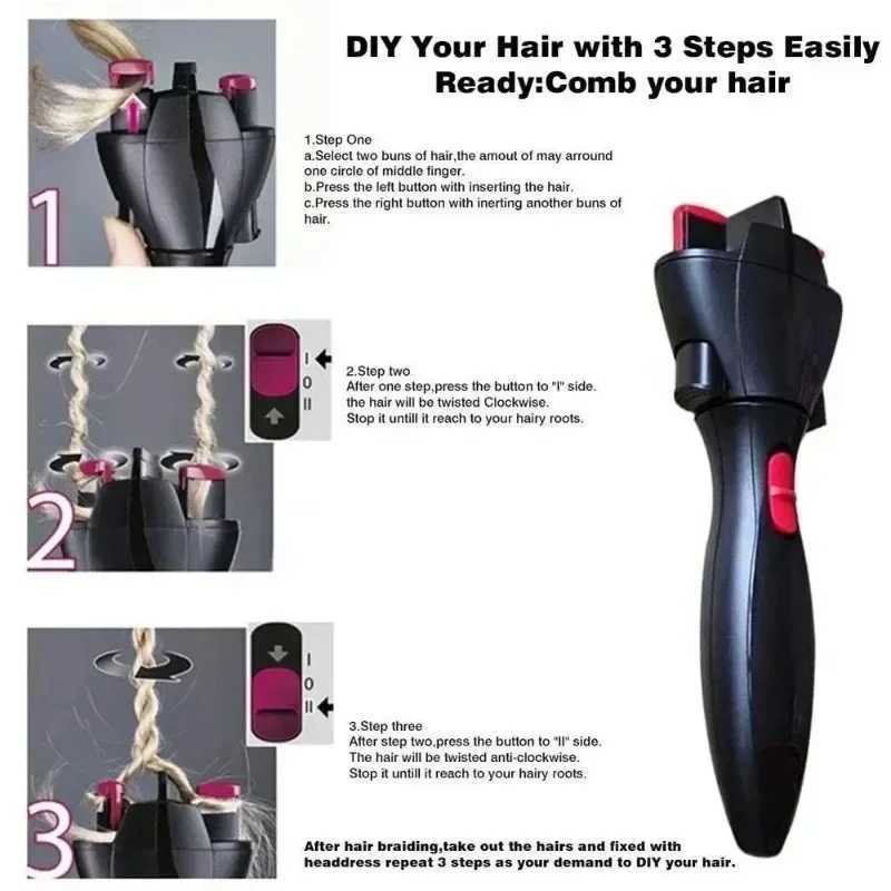 Hair Braiding Machine Automatic Hair Braiding Kit Braiding Machine Braiding Machine W240814