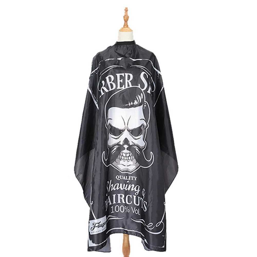 Black white non-woven fabric cardigan hairstyle cardigan hairstyle cardigan waterproof hairdresser hairstyle cardigan hair dye cardigan styling fabric
