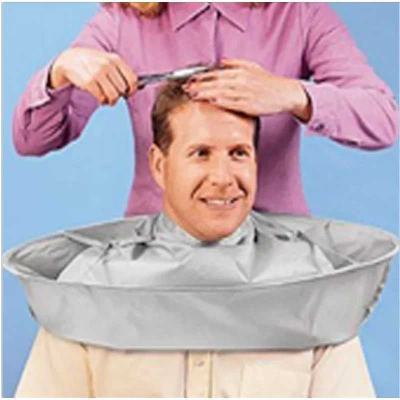 DIY hair cutting cape umbrella shaped styling bag adult folding salon barber dress family hairstyle shawl W240814