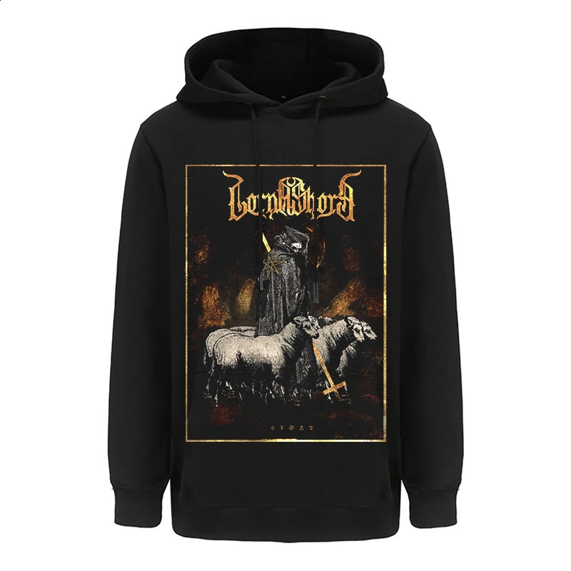 Lorna Shore Heavy Mental Band Hoodie Sweatshirts Men/women Long Sleeve Hoody Tops Harajuku Streetwear Zipper Hooded Coats 240814