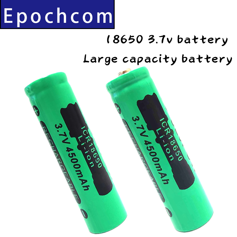 18650 4500mah 3 7v/4.2v lithium battery High quality can be used in bright flashlight Bicycle lamp and so on