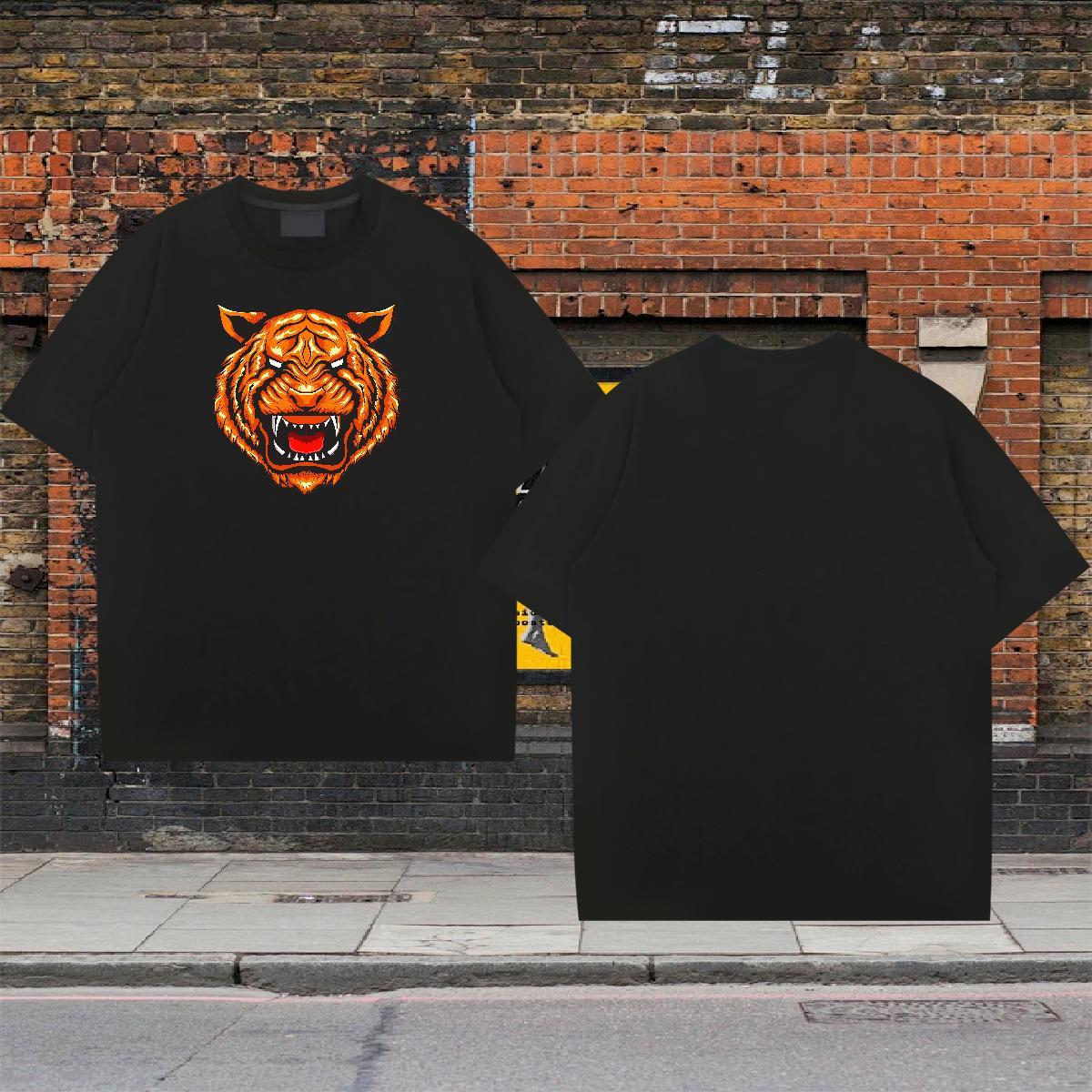 Classic Men Tops Tees Daily Wear 230g 100% Cotton Customized Short Sleeve O-Neck ferocity T-Shirts New Designer Tee Shirt