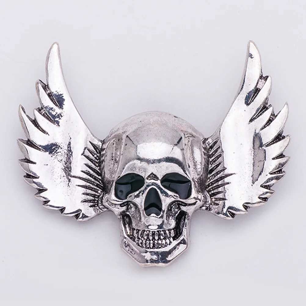 Halloween favorite skeleton brooch novel brooch backpack lapel gothic punk ghost HEAD European and W240815