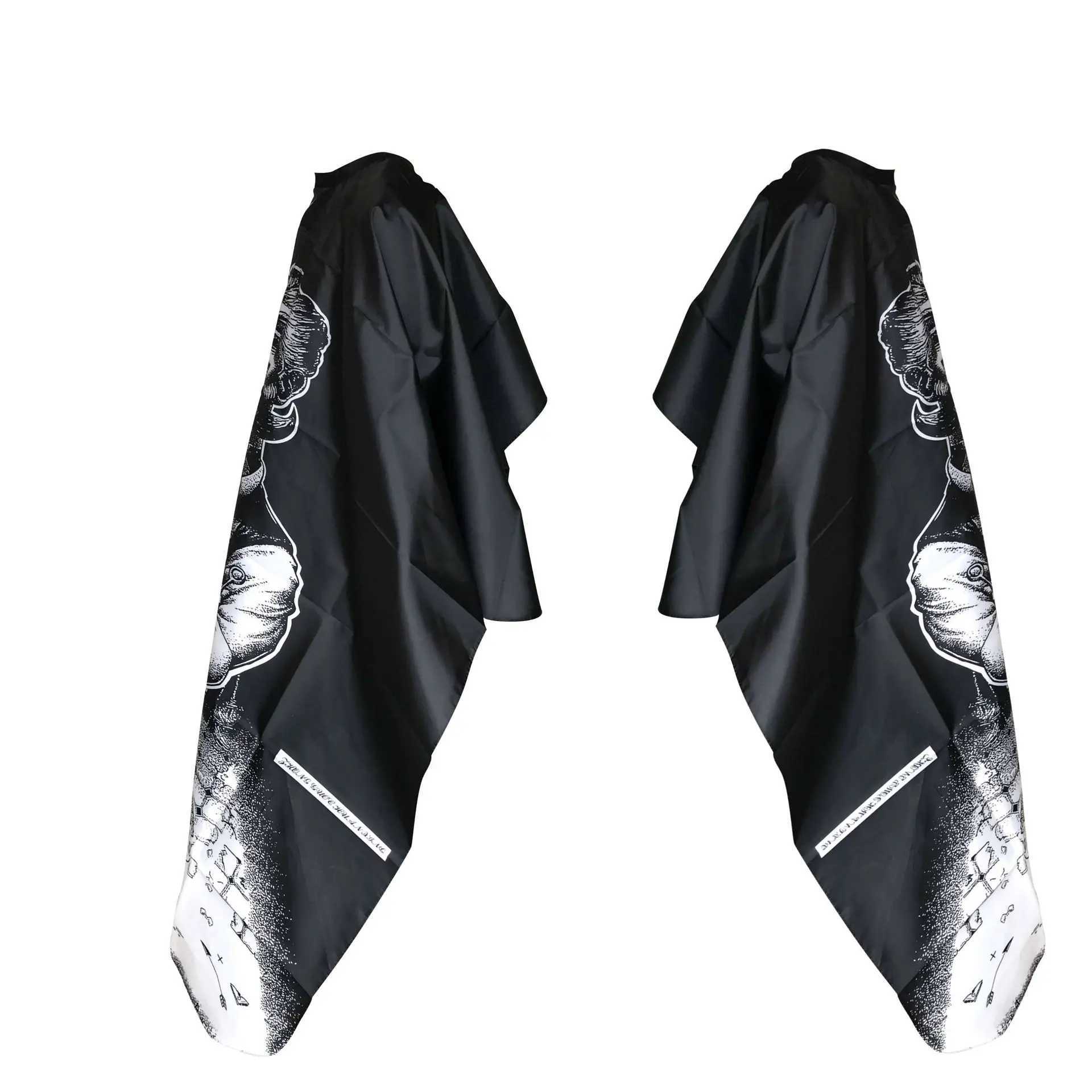 Best Selling 2023 Product Pattern Hair Clipper Waterproof Cloth Salon Barber Corner Barber Apron Hair Shawl Accessories W240814
