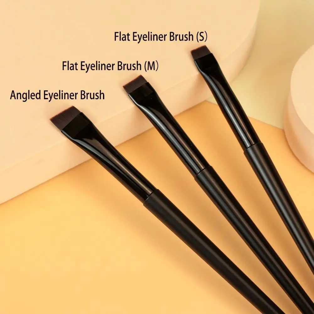 Beauty Brush Makeup Tools Beginners Fine Angle eyeliner Brush Flat eyeliner Brush Lining Brush Blade Makeup Brush W240814