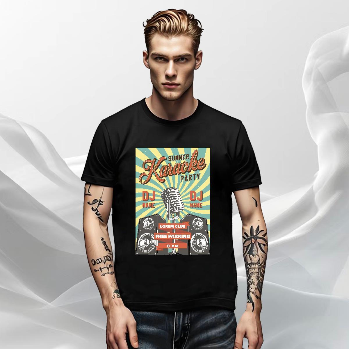 Unisex Couples T Shirts Home Outdoor 230g Pure Cotton Customized Crew Neck radio T Shirts Men Stylist Wear