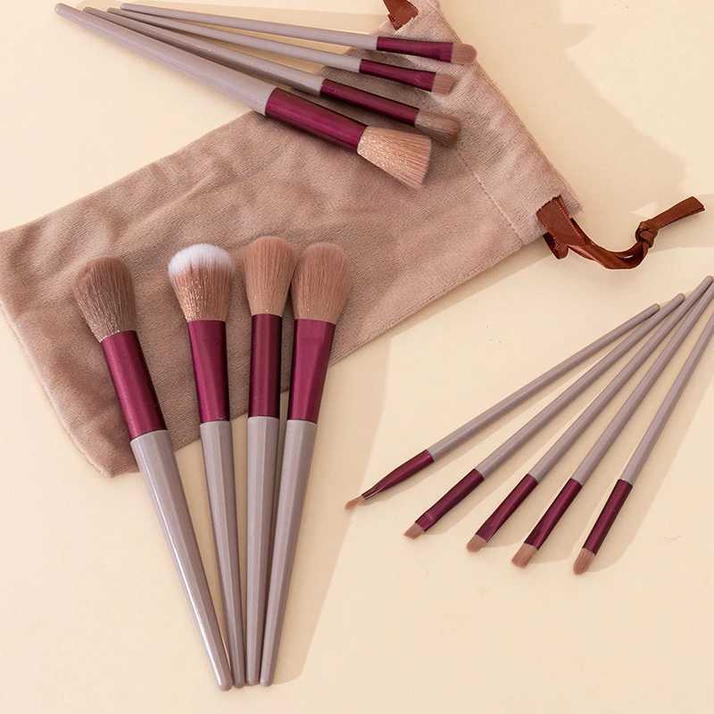 13 makeup brushes Soft hair fiber brush Starter eye shadow brush Powder concealer brush tool W240814